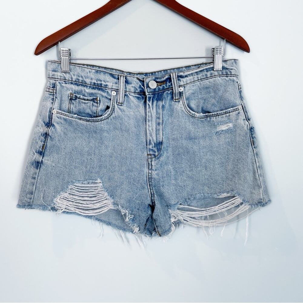 BlankNYC Distressed Denim Cutoff Shorts Size 10 EUC